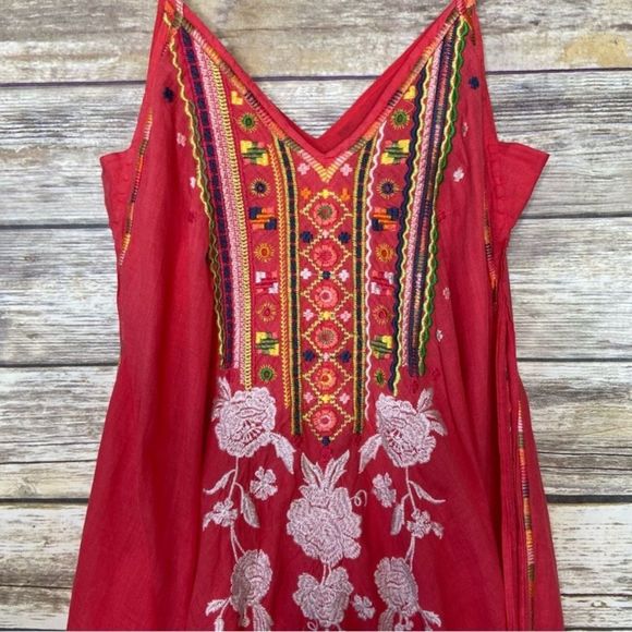 Johnny Was Dresses & Skirts - JOHNNY WAS Embroidered Handkerchief Dress🎄